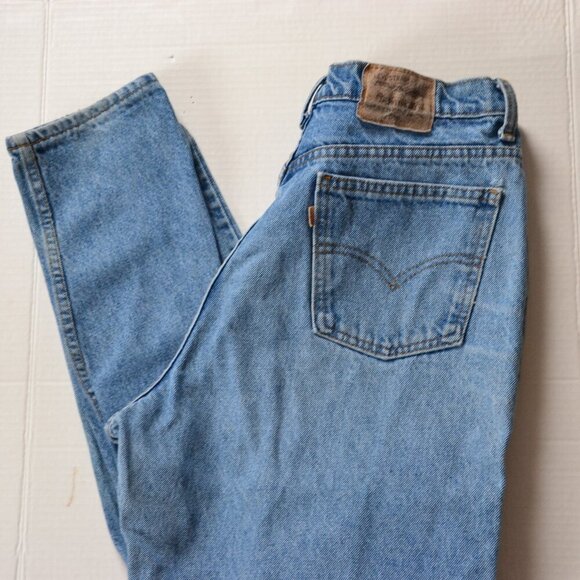 Vtg White Tab Levi's Tapered Jeans - Picture 1 of 14